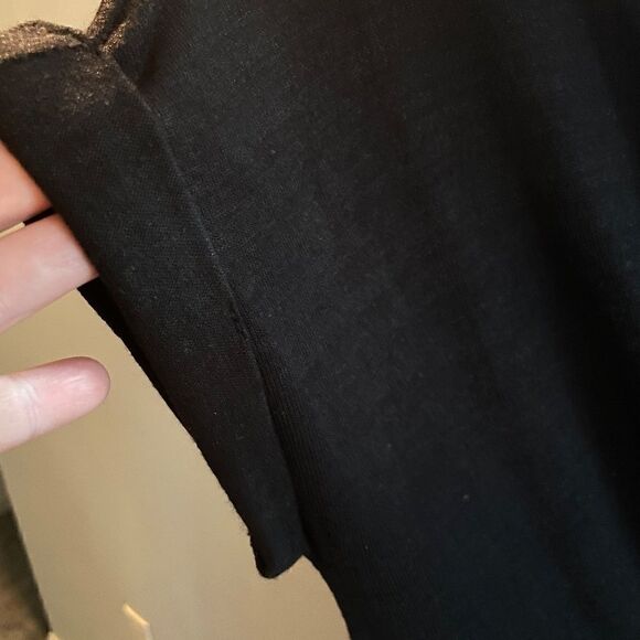 Gap black jersey dress NWT - Size S short sleeve, cross over waistdetail - Picture 5 of 5